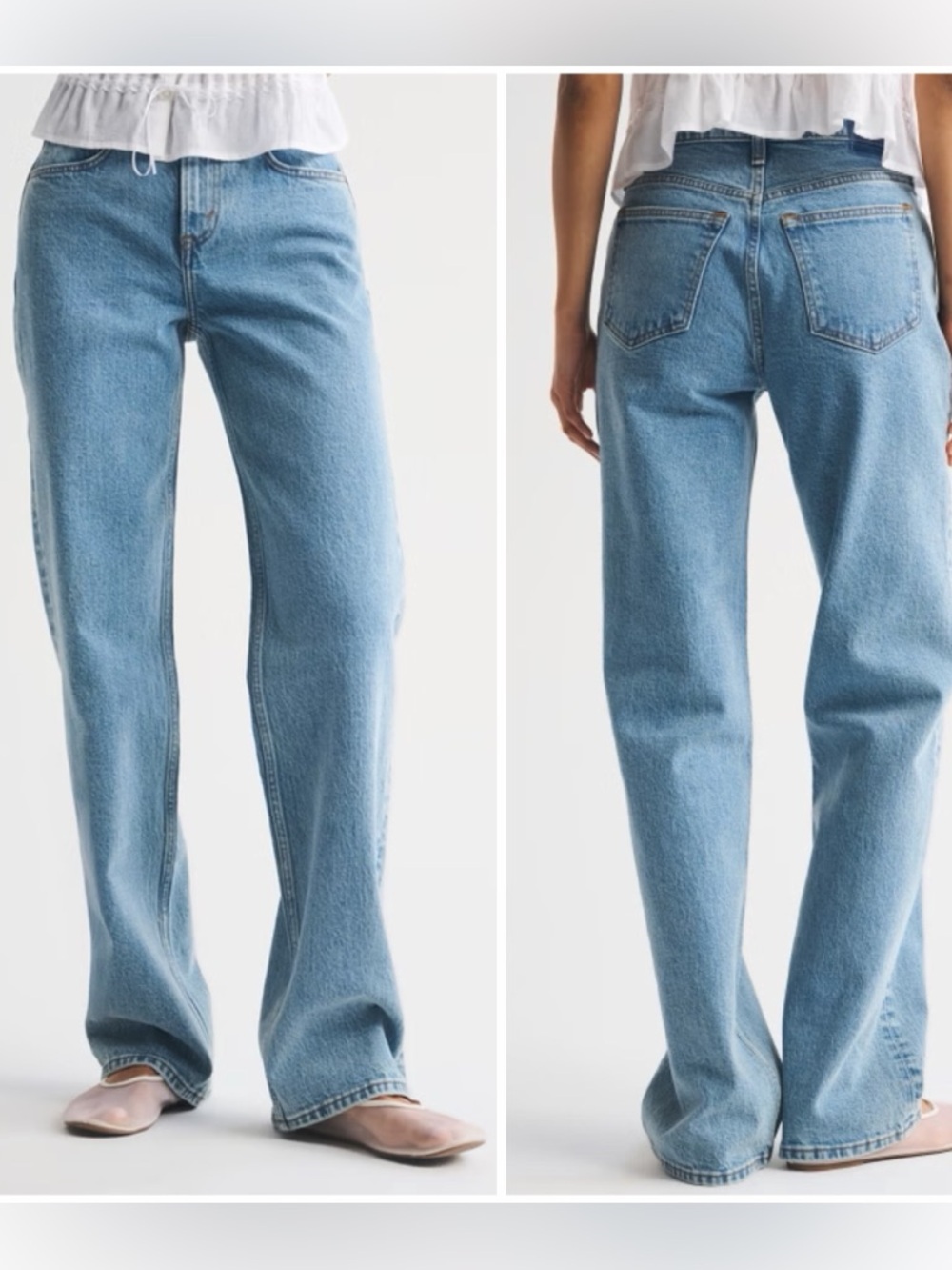Abercrombie & Fitch Jeans Womens 90s Relaxed High Rise Medium Wash Sz 30 / 10S